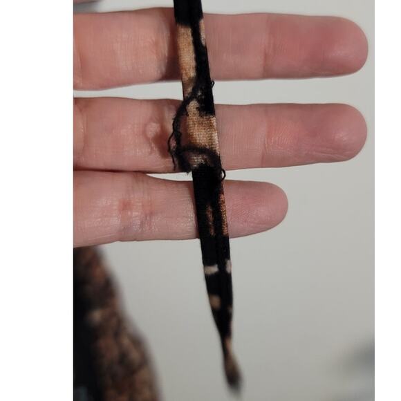 I.AM.GIA Kamilla Animal Leopard Cheetah Print Halter Mini Dress XL - Picture 8 of 12